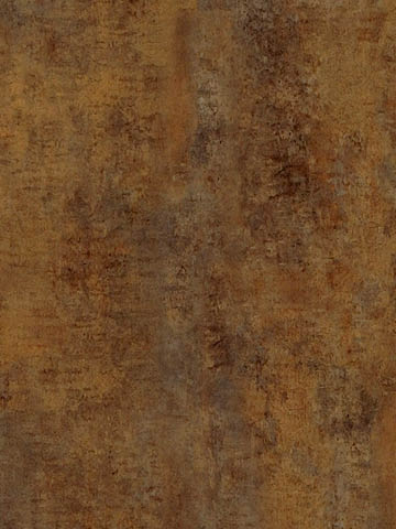 Dekor PHOENIX BRĄZOWY F76037 marki Pfleiderer wyglądem przypomina mosiężną blachę pokrytą rudą farbą