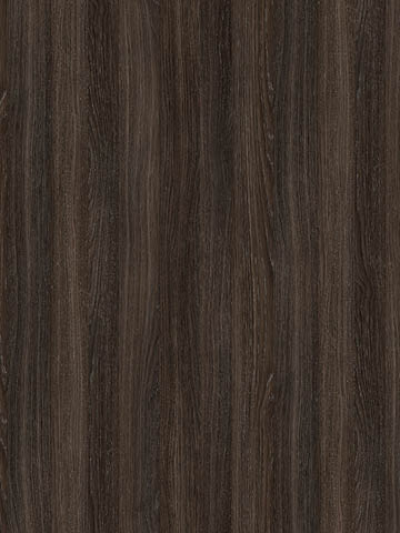 Dekor marki Pfleiderer DĄB GRAFIT R20065 czekoladowy odcień drewna o liniowych, głębokich porach