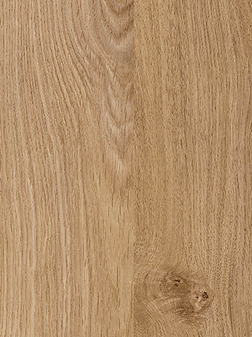 Dekor DĄB SHETLAND R20246 Pfleiderer w kolorze miodowego drewna z linearnym usłojeniem i lekko widocznymi sękami
