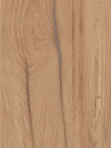 Dekor DĄB ESTANA JASNY R20367 z naturalnym rysunkiem drewna w miodowym kolorze z cynowanymi sęki - Pfleiderer