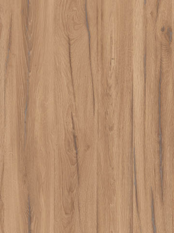 Dekor o ciepłym wybarwieniu DĄB ESTANA JASNY R20367 odwzorowuje rysunek naturalnego drewna - Pfleiderer