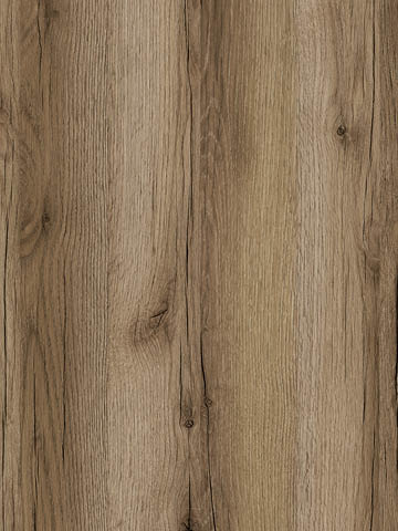 Dekor DĄB GRAND CIEMNY R20368 marki Pfleiderer o beżowo-brązowym kolorze drewna w rustykalnym stylu