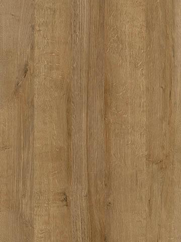 Dekor DĄB RIVA R22239 firmy Pfleiderer to połączenie jasnych i ciemnych odcieni naturalnego, brązowego drewna