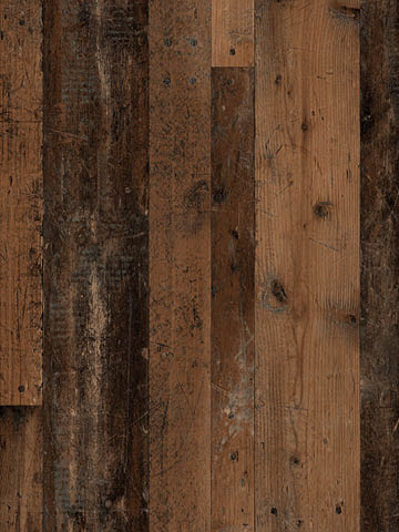 Dekor OLD STYLE CIEMNY R48046 w stylu rustykalnego, starego drewna z wyraźną strukturą desek w odcieniu brązowym - Pfleiderer