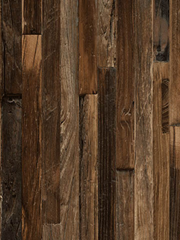 Dekor KLEPKA EGZOTYCZNA R50098 firmy Pfleiderer w różnokolorowe drewno o strukturze pionowych, cienkich pasków