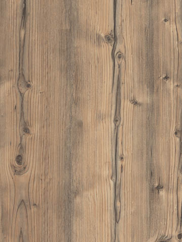 Dekor ŚWIERK ALPEJSKI R55008 firmy Pfleiderer z pionowymi porami drewna w odcieniu słomkowym i ciemniejszymi sękami