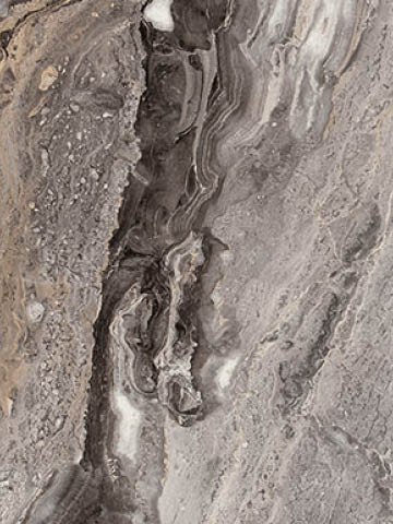 Dekor marki Pfleiderer MARMUR MAGMA S63055 o strukturze naturalnej skały w beżowo-brązowo-białych odcieniach